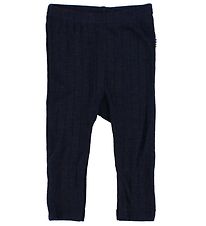 Joha Leggings - Uld/silke - Navy