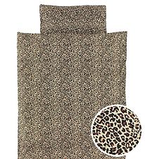 MarMar Sengetøj - Voksen - 140x220 - Brun leopardprint