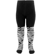 Fuzzies Strømpebukser - Zebraprint