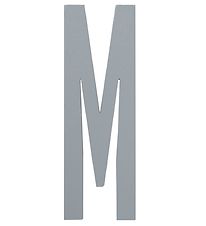 Design Letters Træbogstaver - M - Grå