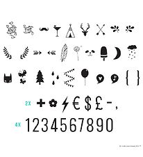 A Little Lovely Company Lyskasse Symbolsæt - Numbers & Symbols