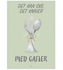 Hipd Plakat - A4 - Ske det Kniver, med Gafler!