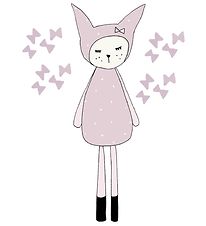 Fabelab Wallstickers - Dreamy Friend Bunny - Lys Lilla m. Kanin