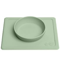 EzPz Happy Mini Bowl - Silikone - Støvet Grøn