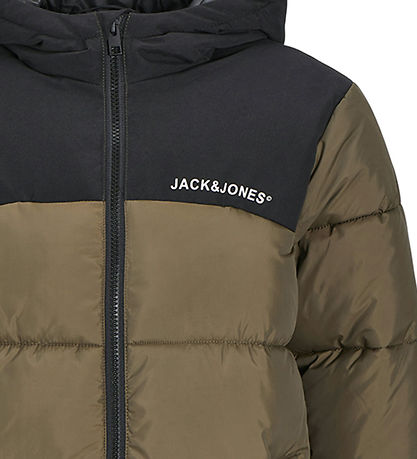 Jack & Jones Dynejakke - JjMoon - Canteen/Blocking
