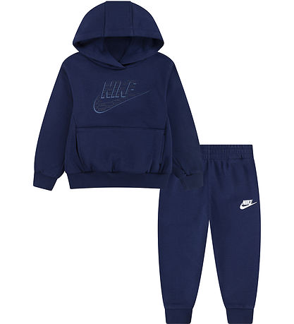 Nike Sweatsæt - Midnight Navy