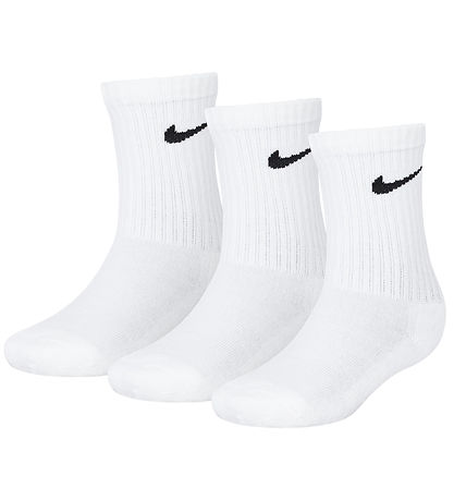 Nike Strømper - Cushioned - 3-Pak - Hvid