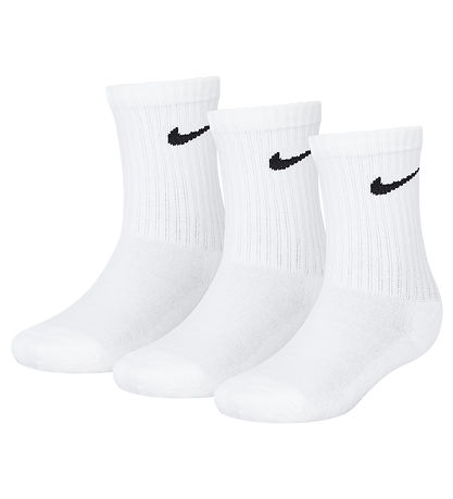 Nike Strømper - Cushioned - 3-Pak - Hvid