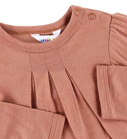 Joha Bluse - Uld - Rød/Brun