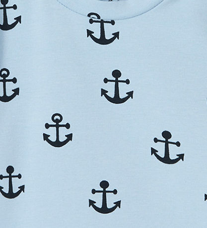 Name It T-shirt - NbmVroels - Chambray Blue m. Ankre