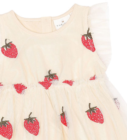 The New Siblings Kjole - TnsLoannah - Angora Big Strawberry AOP