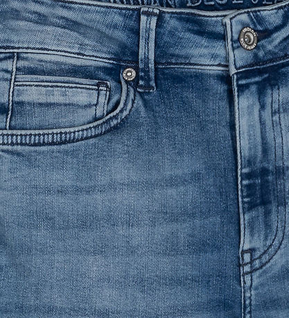 Indian Blue Jeans Jeans - Tapered Fit - Damaged Light Denim