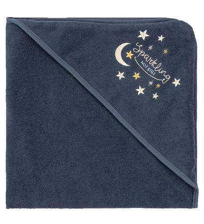 Konges Sløjd Babyhåndklæde - 75x75 cm - Terry - Blue Nights