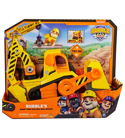 Rubble & Crew Legetøj - 40 cm - Rubble's Bark Yard Deluxe Bulldo