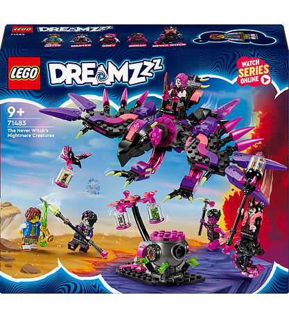 LEGO® DREAMZzz - Aldrig-heksens Mareridsvæsner 71483 - 457 Dele