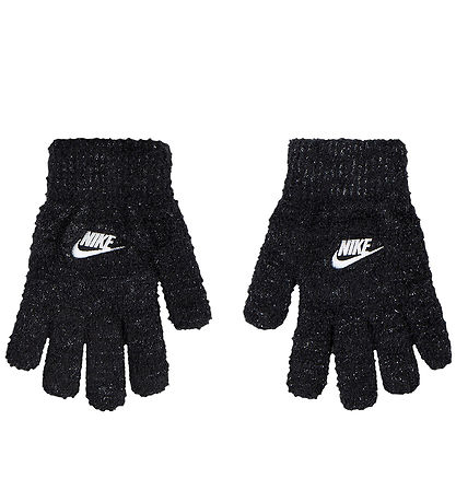 Nike Hue/Handsker - Strik - Sort m. Glimmer