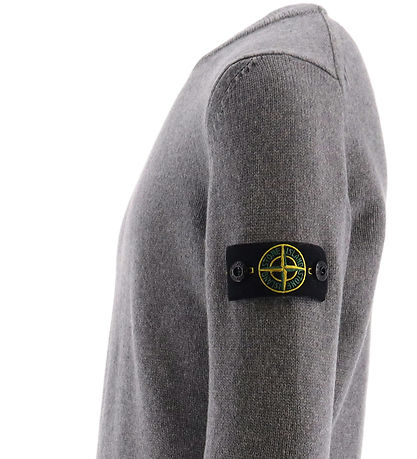 Stone Island Bluse - Strik - Gråmeleret