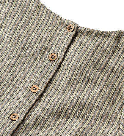 Wheat Kjole - Sophie - Blue Green Stripe