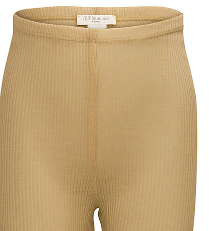 Minimalisma Leggings - Rib - Uld - Arona - Hay