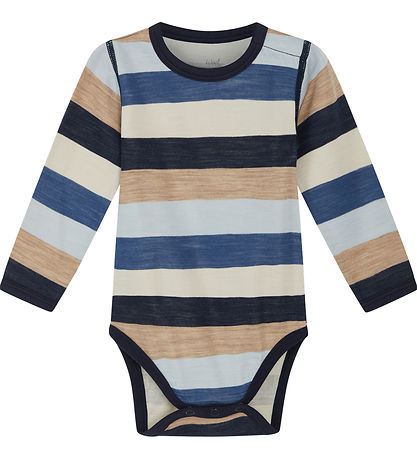 Hust and Claire Body l/æ - Uld/Bambus - Baloo - Cloud Blue m. St