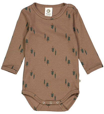 Müsli Body l/æ - Rib - Pine - Shade/Balance Green/Bark