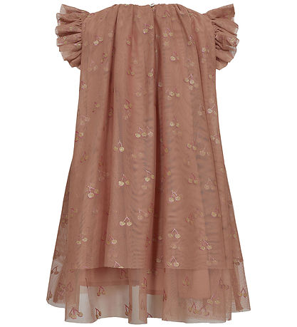 Sofie Schnoor Kjole - Rosy Brown m. Kirsebær/Glimmer