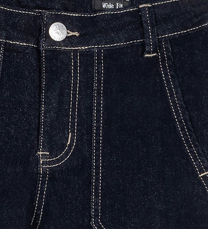 Indian Blue Jeans Jeans - Cargo - Wide Fit - Dark Denim