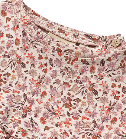 Wheat Kjole - Emmy - Pale Rose Flowers