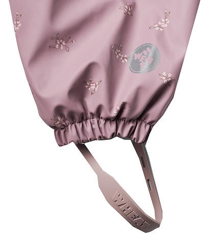 Wheat Regndragt m. Termo - PU - Aiko - Soft Lilac Flowers