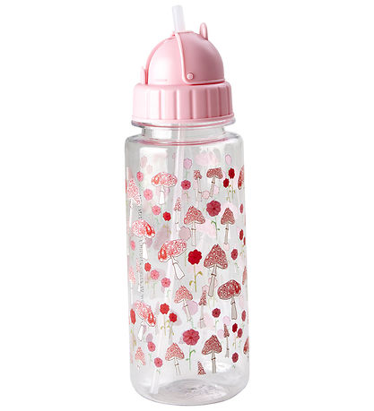 Rice Drikkedunk -  500 ml - Pink/Happy Forest