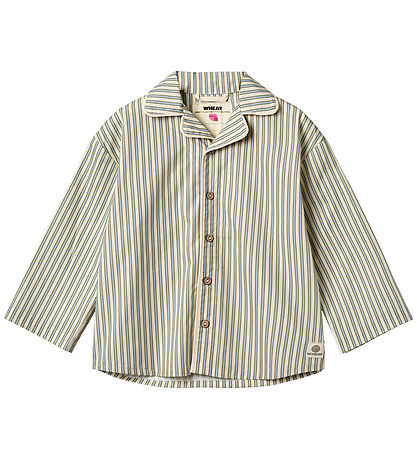 Wheat Nattøj - 2-delt - Bebbo - Soft Stripe