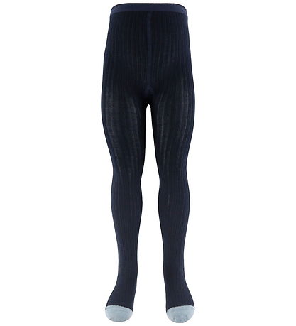 FUB Strømpebukser - Uld - 2-pak - Dark Navy