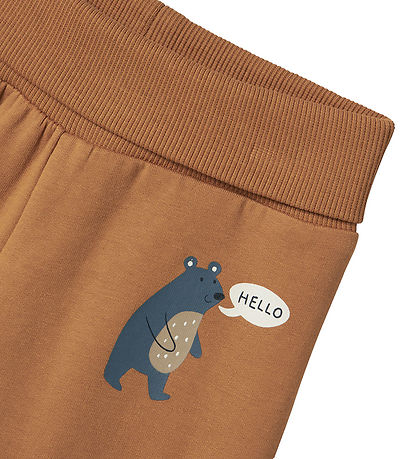 Name It Sweatpants - NbmVonne - Almond/Bear
