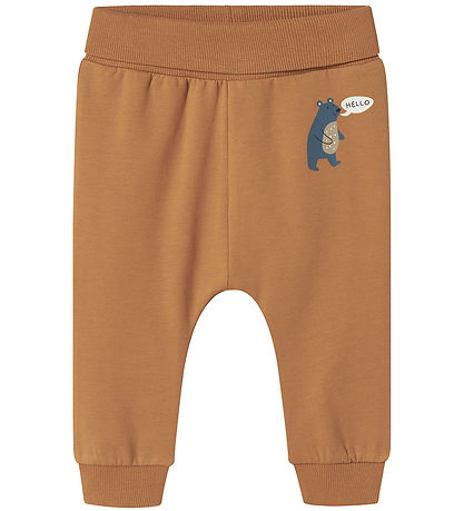 Name It Sweatpants - NbmVonne - Almond/Bear