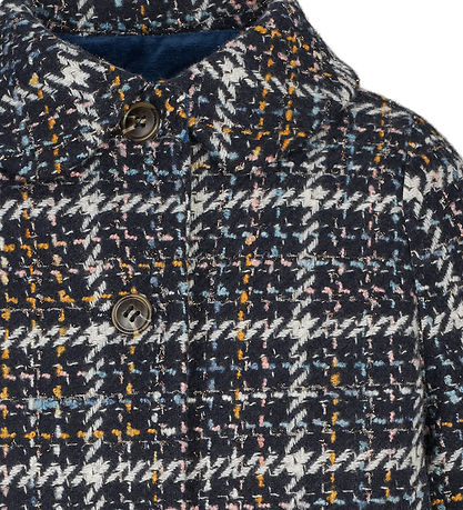 MarMar Frakke - Polyester/Uld - Olive - Navy Check