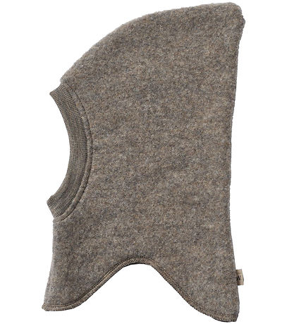 Wheat Elefanthue - Uldfleece - 1-lags - Eli - Brown Melange
