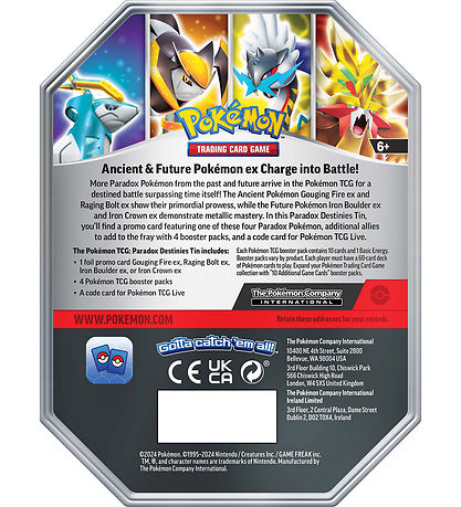 Pokémon Samlekort - Paradox Destinies Tin - Gouging Fire ex