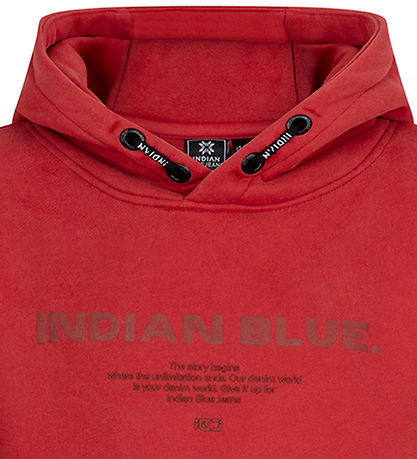 Indian Blue Jeans Hættetrøje - Ibjns - Faded Red