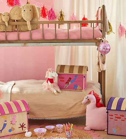 Rice Opbevaringskurve - Raffia - 3 stk. - Mermaid