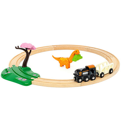 BRIO World Togbane - Cirkelsæt Dinosaur - 12 Dele - 36098