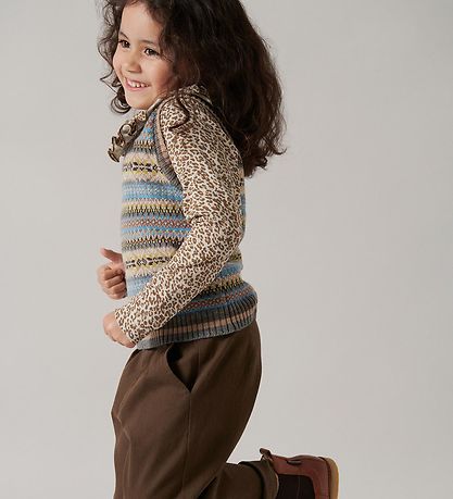MarMar Vest - Uld/Bomuld - Taj - Fair Isle