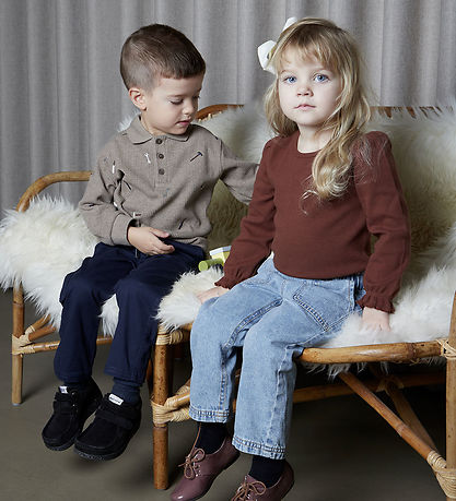 Hust and Claire Polobluse - Rib - Stevie - Beaver m. Værktøj