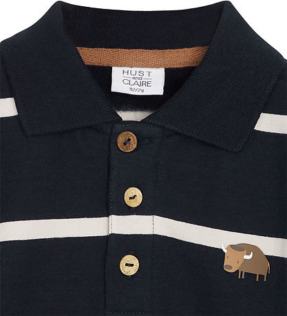 Hust and Claire Sweatshirt - Sune - Navy m. Striber