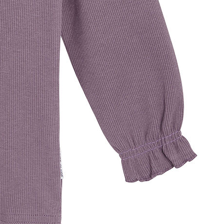 Hust and Claire Bluse - Rib - Amma - Dark Plum