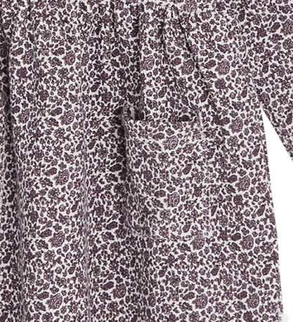 Hust and Claire Kjole - Vaflet - Dilay - Gray Lilac m. Blomster