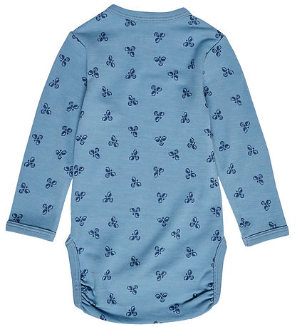Hummel Body L/Æ - Uld - HmlBambo - Blue Shadow