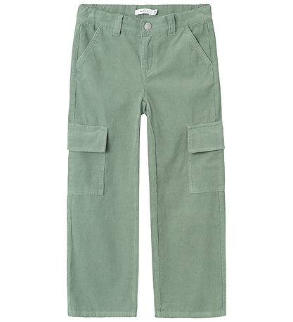 Name It Fløjlsbukser - NkfBella - Lily Pad