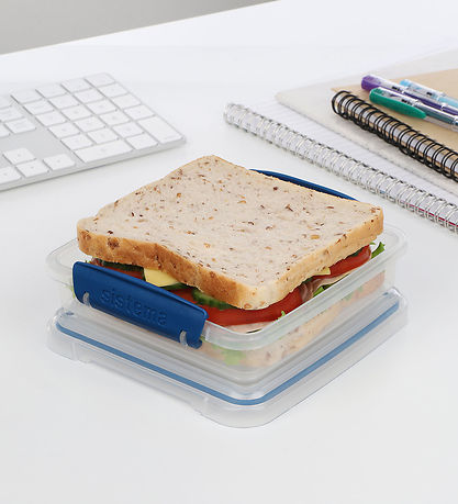 Sistema Madkasse - Sandwich Box To Go - 450 ml - Blå