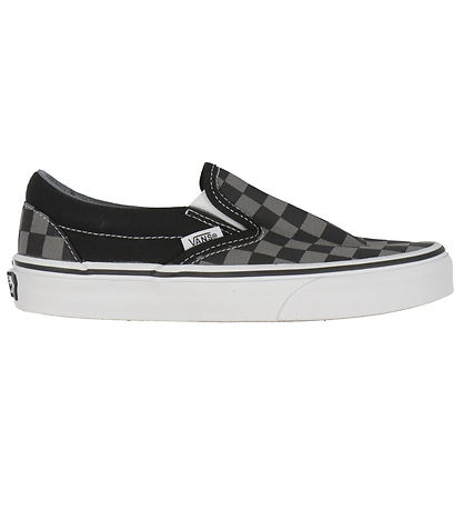 Vans Sko - Classic Slip-On - Checkerboard - Sort/Pewter 