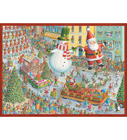Ravensburger Puslespil - 500 Brikker - Here Comes Christmas